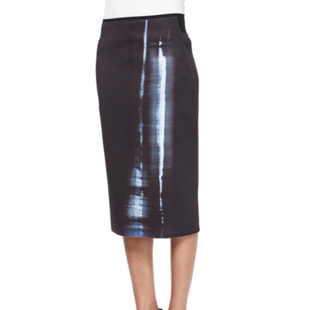 Elie Tahari Reversible Pencil pull On stretch skirt